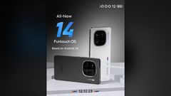 iQOO 12 5G Will Ship with Android 14-based Funtouch OS 14