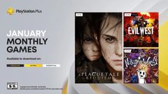 PlayStation Plus January 2024 Lineup: Evil West, Nobody Saves the World, A Plague Tale: Requiem