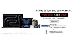 Vijay Sales Unveils Exclusive Apple Days Sale: Best Deals on iPhones, iPads, MacBooks, and More