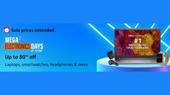 Amazon Mega Electronics Days Sale Is Live – Up to 80% Off on Laptops, Earphones, Tablets, Smartwatches, & More