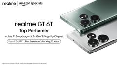 Realme GT 6T Launched in India as First Phone with Snapdragon 7+ Gen 3 SoC: Price, Specs, Offers