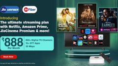 Reliance Jio Announces Rs 888 ‘Ultimate Streaming Plan’ for JioFiber, AirFiber Postpaid Customers
