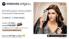 Motorola Edge 50 Ultra with Snapdragon 8s Gen 3 SoC, 144Hz Display Launched in India: Price, Specs, Offers
