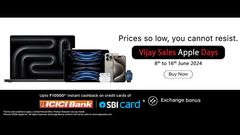 Vijay Sales Apple Days Sale: Best Deals on iPhones, iPads, MacBooks, Apple Watches, and More