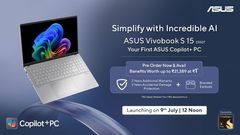 ASUS Vivobook S 15 With Snapdragon X Elite Processor Is Now Available for Pre-Booking: Check Offers, Specs