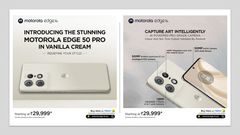 Motorola Edge 50 Pro New Vanilla Cream Color Option Now Available for Purchase in India