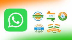 Independence Day 2024: How To Download and Send Stickers On WhatsApp