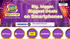 Flipkart Big Billion Days Sale 2024: Big Discounts Coming to Samsung Galaxy S23, Google Pixel 8, More