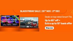 Amazon Black Friday Sale: Smart TVs with Up to 60% Off on Top Brands Like Sony and Samsung