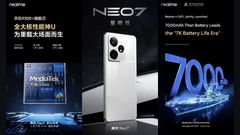 Realme Neo 7 Key Specifications Confirmed Ahead of Launch: Dimensity 9300+ SoC, 7,000mAh Battery, and More