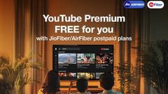 Jio is Offering Free 2-Year YouTube Premium Membership to JioFiber and AirFiber Postpaid Users