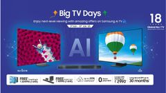 Samsung’s ‘Big TV Days’ Sale Is Live: Up to 20% Cashback, Free TVs and Soundbars on Select Deals