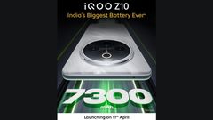 iQOO Z10 Set to Launch in India on April 11: Leaks Reveal Massive 7,300mAh Battery, Snapdragon 7s Gen 3