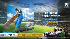 Samsung Launches April-Only Big-Screen TV Offers During IPL 2025 With Free Soundbars, Cashback, and EMI Plans