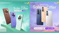 Realme Rolls Out April Offers on P3 Series With Discounts Up to ₹4,000
