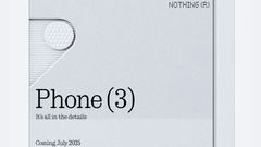 Nothing Phone (3) Teased With Braille-Like Button Ahead of July Launch