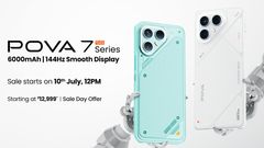 Tecno POVA 7 Series with MediaTek Dimensity 7300-Ultimate SoC, 144Hz Display, 6000 mAh Battery Debuts in India