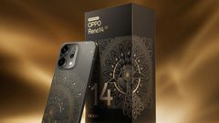 OPPO Reno14 5G Diwali Edition Launching Tomorrow With Festive Black-and-Gold Design