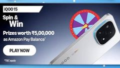 iQOO 15 'Spin and Win' Contest Is Live on Amazon: Here's How to Play to Win Exciting Prizes