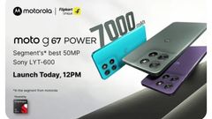 Moto G67 Power India Launch at 12 noon Today: Check Specifications and Expected Pricing