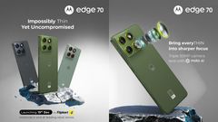Motorola Edge 70 Launching in India at 12 pm. Today via Flipkart: Check Price & Specifications
