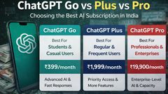 ChatGPT Go vs Plus vs Pro: Which AI Subscription Best Suits Your Needs (India Guide)