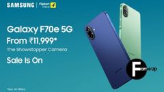Samsung Galaxy F70e 5G Goes on Sale in India via Flipkart: Check Price, Specifications, and Offers