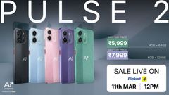 Ai+ Pulse 2 Budget Phone Launched in India with 6,000mAh Battery, 120Hz Display, and IP64 Rating