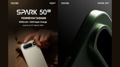Tecno Spark 50 5G Set to Launch on March 27, Amazon Availability Confirmed: Check Key Specs