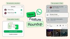 WhatsApp New Features Roundup: Easier Storage Cleanup, Dual Accounts On iPhone, AI Editing Tools, and More