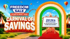 Flipkart Freedom Sale 2026 Starts August 8: Deals on iPhone 17, Samsung Galaxy S25, Laptops, Electronics, More