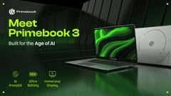 Primebook 3 Max Budget Laptop with MediaTek Genio 720, LPDDR5 RAM, PrimeOS Launched in India