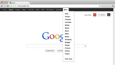 ಮೆನು ಬಾರ್ ಗೆ ಯೂಟ್ಯೂಬ್, ಕ್ಯಾಲೆಂಡರ್ ಸೇರಿಸಿದ ಗೂಗಲ್