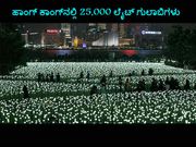 ಪ್ರೇಮಿಗಳ ದಿನ 25,000 ಲೈಟ್ಸ್ ಗುಲಾಬಿ ಬೆಳಗಿಸಿದ ಹಾಂಗ್‌ ಕಾಂಗ್‌