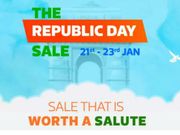 ರಿಪಬ್ಲಿಕ್ ಡೇ ಸೇಲ್: ಶೇ.69% ರಿಯಾಯಿತಿ ಆಫರ್ ಘೋಷಿಸಿದ ಫ್ಲಿಪ್‌ಕಾರ್ಟ್...!