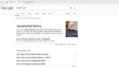 ‘India first PM’ ಎಂದು ಟೈಪ್ ಮಾಡಿದರೆ ಗೂಗಲ್ ತೋರಿಸುವುದೇ ಬೇರೆ..! ನೀವು ಮಾಡಿ..!