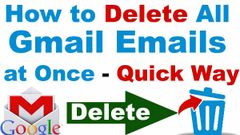 ಒಮ್ಮೆಲೆ ಸಾವಿರಾರು ಇಮೇಲ್ ಮೆಸೇಜ್‌ಗಳನ್ನು ಡಿಲೀಟ್ ಮಾಡುವುದು ಹೇಗೆ?