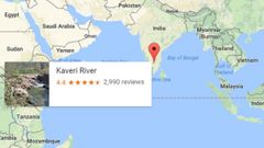 ಕಾವೇರಿ ನದಿ ಬಗ್ಗೆ ಗೂಗಲ್ ಮ್ಯಾಪ್ ಸರ್ಚ್ ಮಾಡಿದವರಿಗೆ ಶಾಕ್ ಆಗುತ್ತೆ!!..ಏಕೆ ಗೊತ್ತಾ?