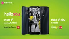 ಭಾರತದಲ್ಲಿ ಬಿಡುಗಡೆಗೊಂಡಿದೆ ಮೋಟೋ ಜಿ6 ಮತ್ತು ಜಿ6 ಪ್ಲೇ ಮೊಬೈಲ್ ಗಳು..