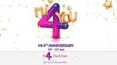 ಶಿಯೋಮಿ 4ನೇ ವಾರ್ಷಿಕೋತ್ಸವ ಸೇಲ್: ಕೇವಲ ರೂ.4 ಕ್ಕೆ ರೆಡ್ ಮಿ ನೋಟ್ 5 ಮಾರಾಟ....!