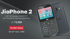 ಫಸ್ಟ್‌ ಸೇಲ್‌ನಲ್ಲಿ ಜಿಯೋ ಫೋನ್‌ 2 ಖರೀದಿಸಲು ಆಗಿಲ್ವಾ..? ಹಾಗಾದ್ರೇ ಇಂದು ಖರೀದಿಸಿ..!