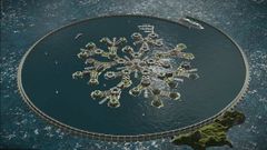 ಸಮುದ್ರದ ಮೇಲೆ ನಿರ್ಮಿತವಾಗಿದೆ ವಿಶ್ವದ ಮೊದಲ 'ತೇಲುವ ನಗರ'!!