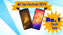 'ಎಂಐ ಫ್ಯಾನ್ ಫೆಸ್ಟಿವಲ್' ಸೇಲ್ ಆರಂಭ!..ಒಂದು ರೂಪಾಯಿಗೆ ಗೆಲ್ಲಿ ರೆಡ್ಮಿ ನೋಟ್ 7 ಪ್ರೋ!!