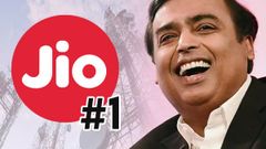 ಭಾರತದ ನಂ.1 ಟೆಲಿಕಾಂ ಕಂಪೆನಿಯಾಗಿ ಹೊರಹೊಮ್ಮಿದ 'ಜಿಯೋ'!