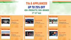 ಫ್ಲಿಪ್ ಕಾರ್ಟ್ ಸ್ವಾತಂತ್ರ್ಯ ದಿನಾಚರಣೆ ಸೇಲ್- ಸ್ಮಾರ್ಟ್ ಟಿವಿಗಳಿಗೆ 60%ದ ವರೆಗೆ ರಿಯಾಯಿತಿ