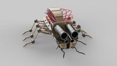 ಒಂದು ಕೀಟದಷ್ಟು ದಪ್ಪದ ರೋಬೊ ಮಾನವನನ್ನು ಹೊತ್ತು ಓಡುತ್ತದೆ!