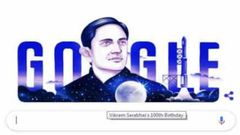 ವಿಕ್ರಮ್ ಸಾರಾಭಾಯ್ ಜನ್ಮಶತಮಾನೋತ್ಸವಕ್ಕೆ ಗೂಗಲ್ ಡೂಡಲ್ ಗೌರವ!