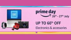 Amazon Prime Day Sale:ಎಲೆಕ್ಟ್ರಾನಿಕ್ಸ್ ಪ್ರಾಡಕ್ಟ್‌ಗಳಿಗೆ 60% ರಿಯಾಯಿತಿ!