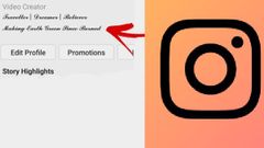 ಇನ್‌ಸ್ಟಾಗ್ರಾಮ್‌ನಲ್ಲಿ ನಿಮ್ಮ ಹೆಸರನ್ನು ಸ್ಟೈಲಿಶ್‌ ಆಗಿ ಬರೆಯಲು ಹೀಗೆ ಮಾಡಿ!