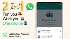 ಒಂದೇ ಫೋನ್‌ನಲ್ಲಿ ಎರಡು WhatsApp ಖಾತೆ ಬಳಸುವ ಸರಳ ವಿಧಾನ ಇದು!